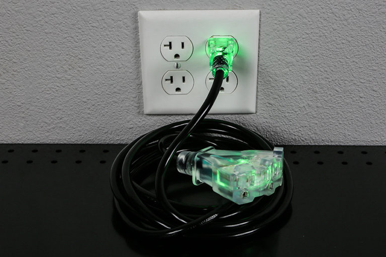 Power All® 120 Volt Extension Cords 3 Outlet With Green Indicator Light